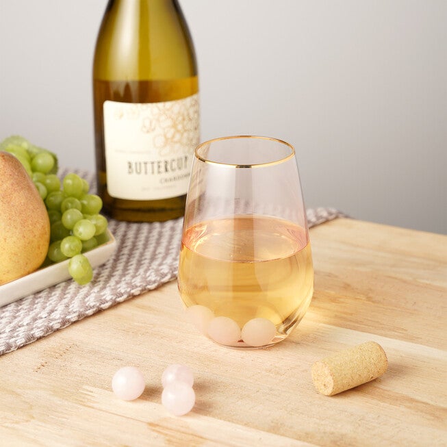 Rose Quartz Wine Gems Set Of 6, , on-hover image number null