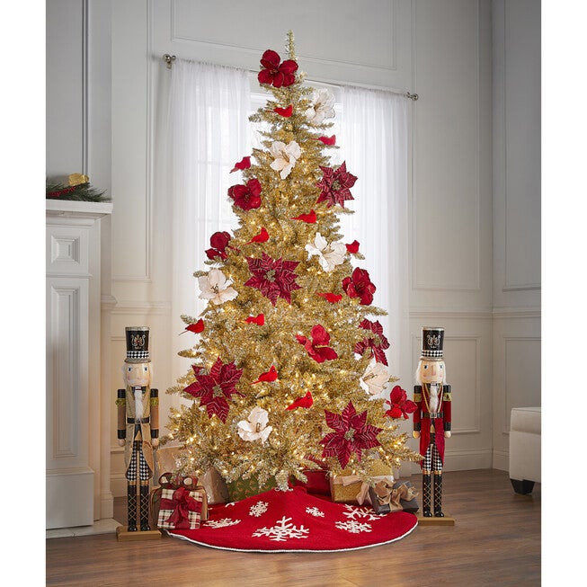 7½' Pre-Lit Champagne Tree, CHAMPAGNE, hi-res image number null